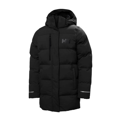 Adore Puffy Parka von Helly Hansen® Junior mit Kapuze und Logo auf der Brust.