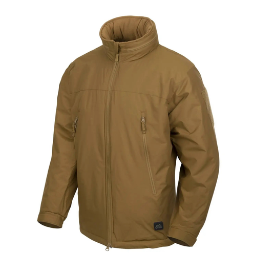 Helikon-Tex® LEVEL 7 Leichte Winterjacke mit hohem Kragen, Reißverschluss vorne und aus Climashield® Apex 100 g für leichte Wärme.