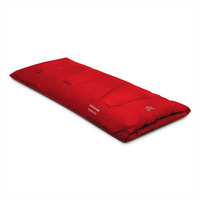 HIGHLANDER® Sleepline 250 Schlafsack auf weißem Hintergrund.