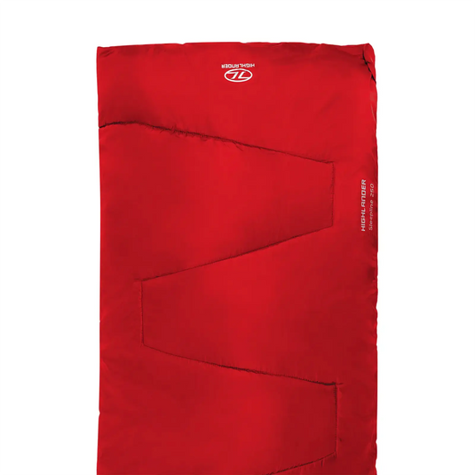 HIGHLANDER® Sleepline 250 Schlafsack isoliert auf weißem Hintergrund.