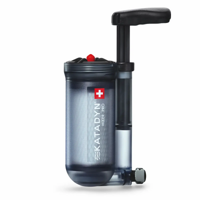 Katadyn® Hiker Pro Wasserfilter tragbare Wasserfilterpumpe für den Außenbereich.